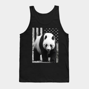 Whisker Wonderland Unique Tee Showcasing the Charm of Pandas Tank Top